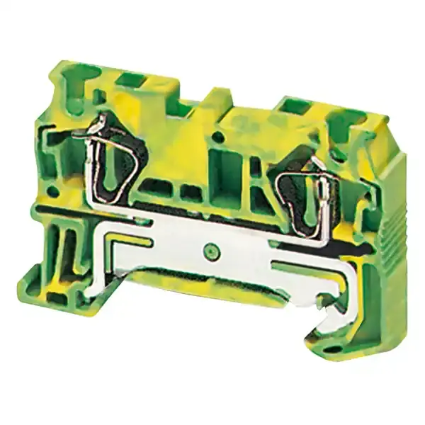 Schneider Electric - NSYTRR42PE - SPRING TERMINAL, PROTECTIVE EARTH, 2 POI - 1