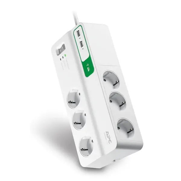 Schneider Electric - PM6U-GR - APC Essential SurgeArrest 6 outlets with - 1