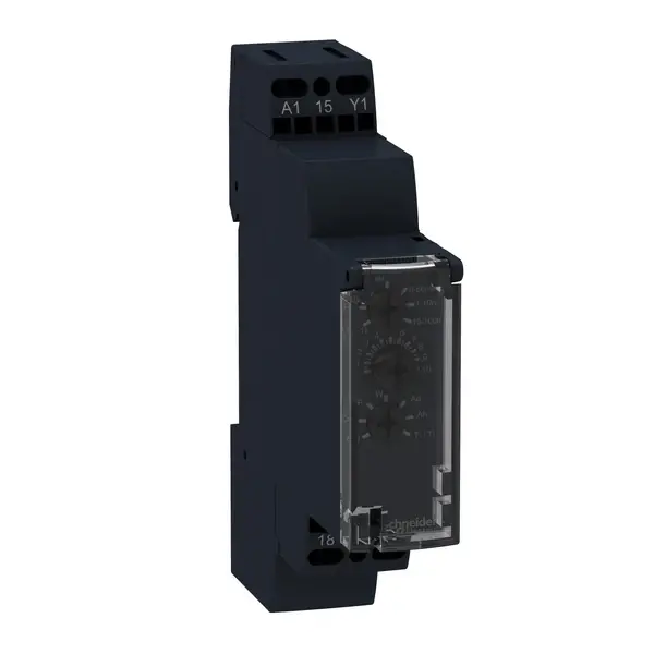 Schneider Electric - RE17RMXMU - MULTIFUNC TIMER 1C O 24VAC DC 240VAC - 1