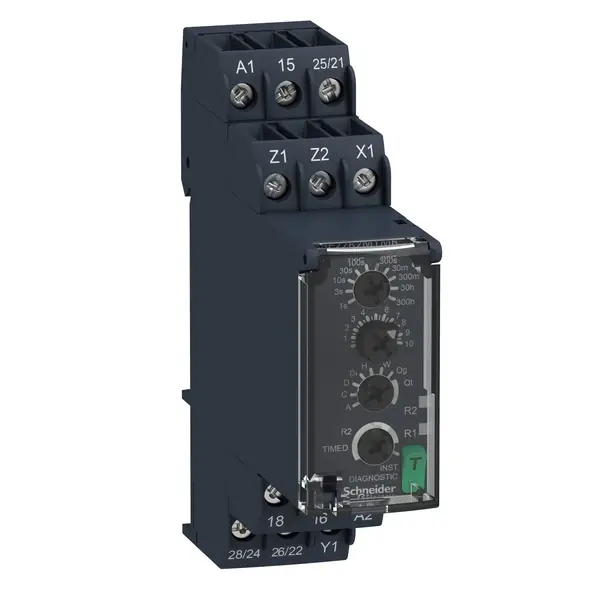 Schneider Electric - RE22R2MYMR - MULTI-FUNCT.TIMER 2C/O - 1