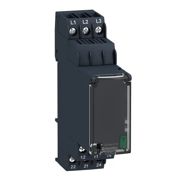 Schneider Electric - RM22TG20 - 3 PHASE CONTROL RELAY RM22-TG - RANGE 18 - 1