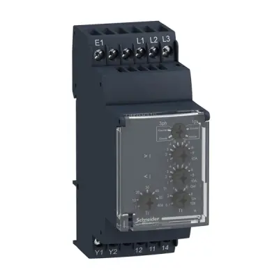 Schneider Electric - RM35BA10 - over/under cur., phase fail.-sqnce relay - 1