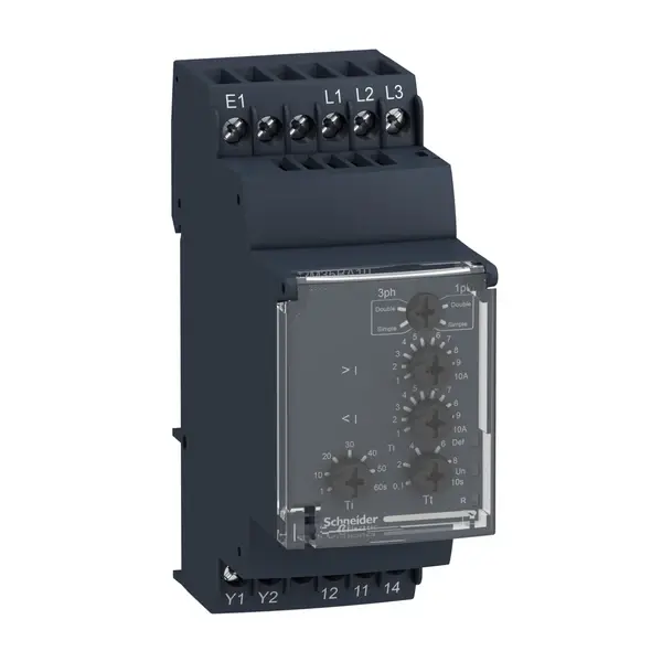 Schneider Electric - RM35BA10 - over/under cur., phase fail.-sqnce relay - 1