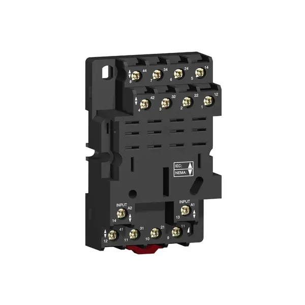 Schneider Electric - RPZF4 - Simple Socket mixed terminations 4CO - 1
