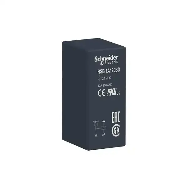 Schneider Electric - RSB1A120BD - PCB RELAY.1CO.24VDC - 1