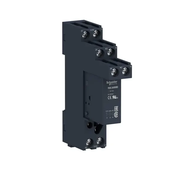 Schneider Electric - RSB2A080BDS - RELAY+SOCKET.2CO.24VDC - 1