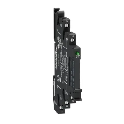 Schneider Electric - RSL1PVBU - Slım relay with socket, 1C/O,24VAC/DC - 1