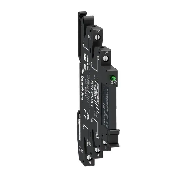 Schneider Electric - RSL1PVBU - Slım relay with socket, 1C/O,24VAC/DC - 1