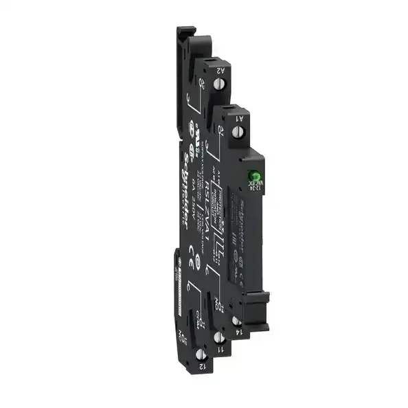 Schneider Electric - RSL1PVPU - Slım relay with socket, 1C/O,230VAC/DC - 1