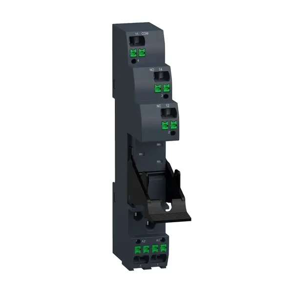 Schneider Electric - RSZE05P - RSZ push-in socket with clamp for RSB1 - 1