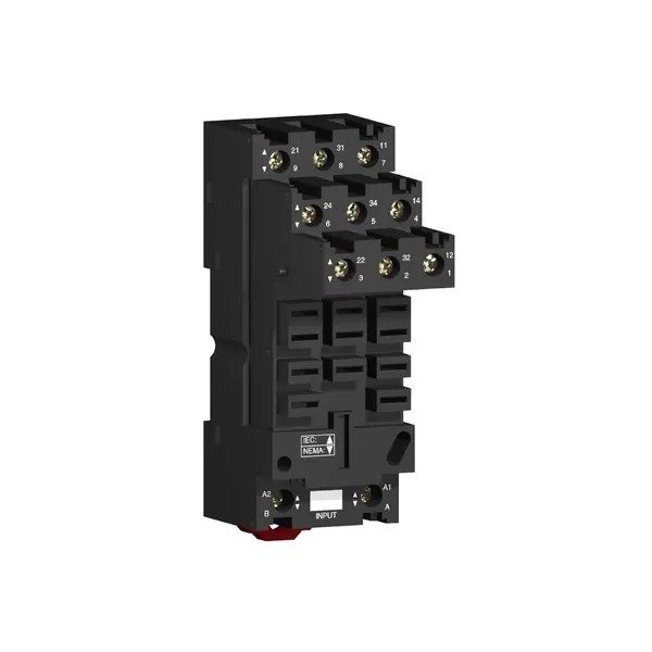 Schneider Electric - RUZSF3M - Logic style socket (cylind) separated te - 1