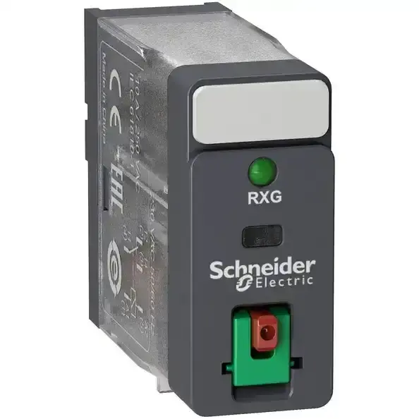 Schneider Electric - RXG12P7 - 1CO 10A RELAY LTBLED 230VAC - 1