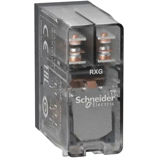 Schneider Electric - RXG25P7 - 2CO 5A RELAY CLEAR 230VAC - 1