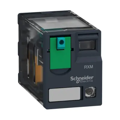 Schneider Electric - RXM2AB2FD - Miniature relay 2 CO with LED 110 V DC - 1