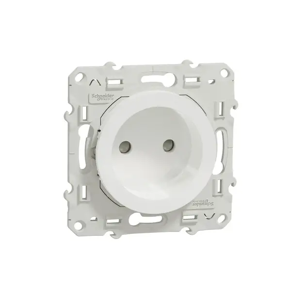 Schneider Electric - S520033 - Odace European Socket Outlet White - 1