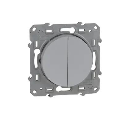 Schneider Electric - S520213 - 2 Two way switch lightable 10A - 1