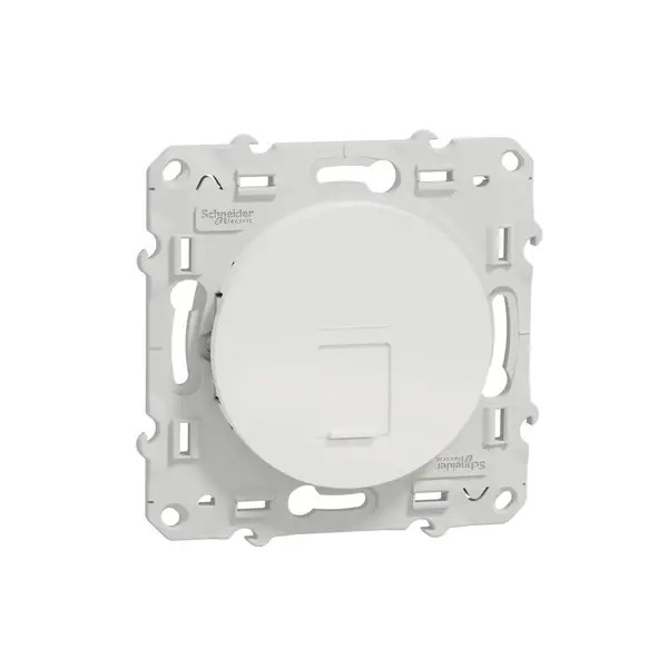 Schneider Electric - S520400 - Odace RJ45 Data Connector Cover White - 1