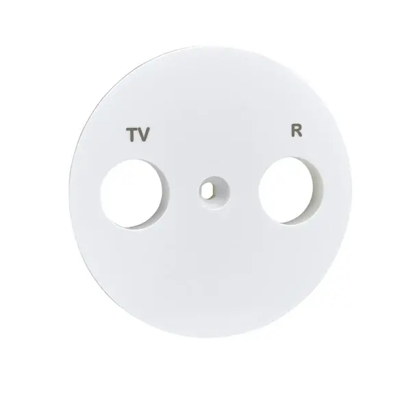 Schneider Electric - S520440 - Odace TV/R/SAT Cover Plate White - 1