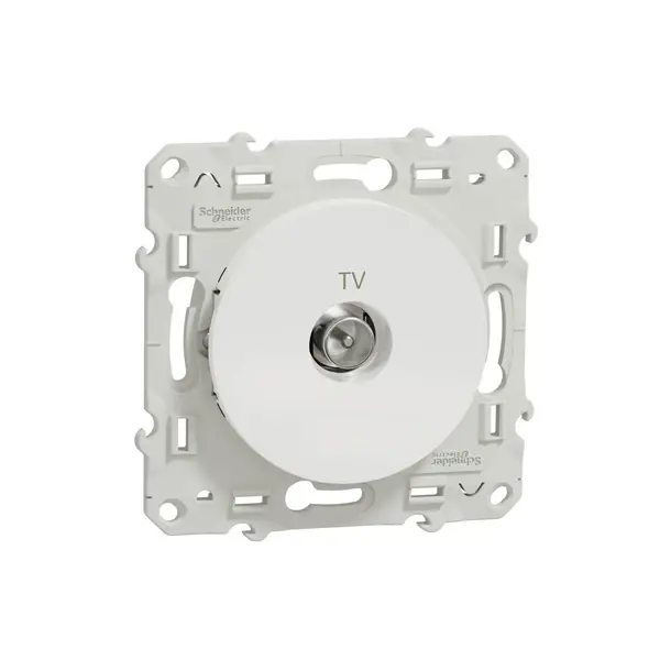Schneider Electric - S520445 - Odace TV Socket White - 1