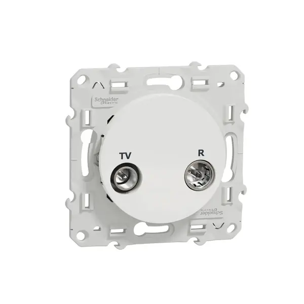 Schneider Electric - S520451 - Odace TV/R Socket Individual White - 1