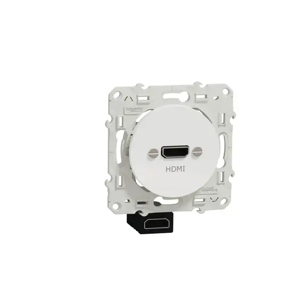 Schneider Electric - S520462 - Odace HDMI Socket Type-A White - 1
