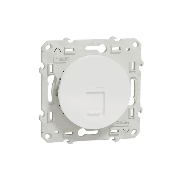 Schneider Electric - S520471 - Odace RJ45 Cat5e UTP Data Socket White - 1