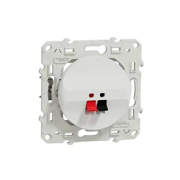 Schneider Electric - S520487 - Odace Loudspeaker Socket White - 1