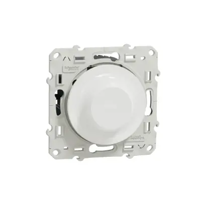 Schneider Electric - S520511 - Odace Rotary Dimmer 2-way 40-600VA White - 1