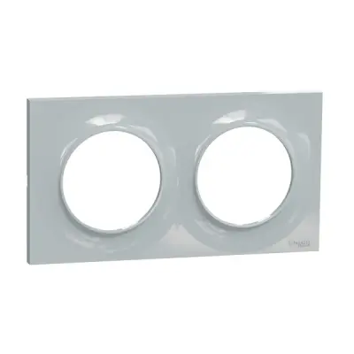 Schneider Electric - S520704B1 - Odc Styl 2-gang 71mm Hor/Ver Frame Stone - 1