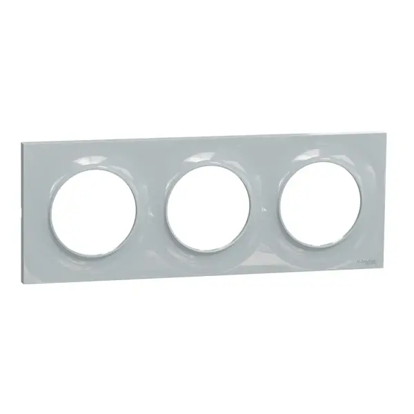 Schneider Electric - S520706B1 - Odc Styl 3-gang 71mm Hor/Ver Frame Stone - 1