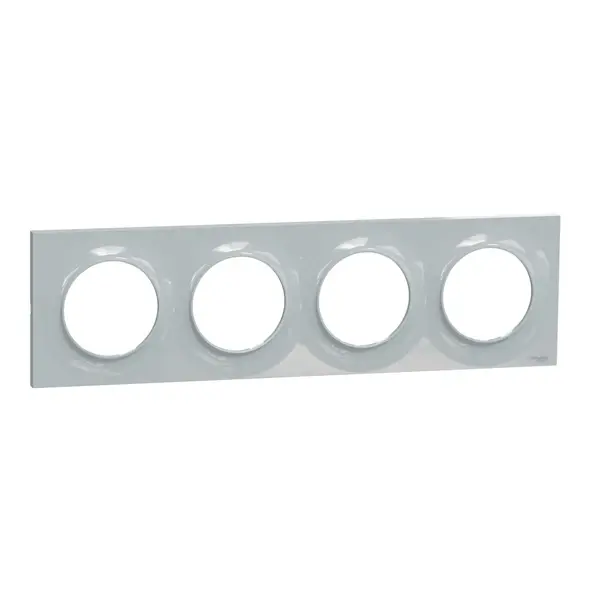 Schneider Electric - S520708B1 - Odc Styl 4-gang 71mm Hor/Ver Frame Stone - 1