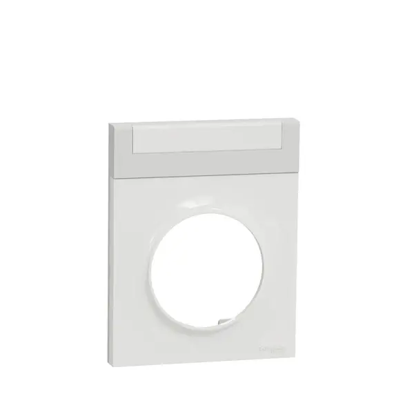 Schneider Electric - S520732 - Odace Styl 1-g Frame w/ Label Holder Wht - 1