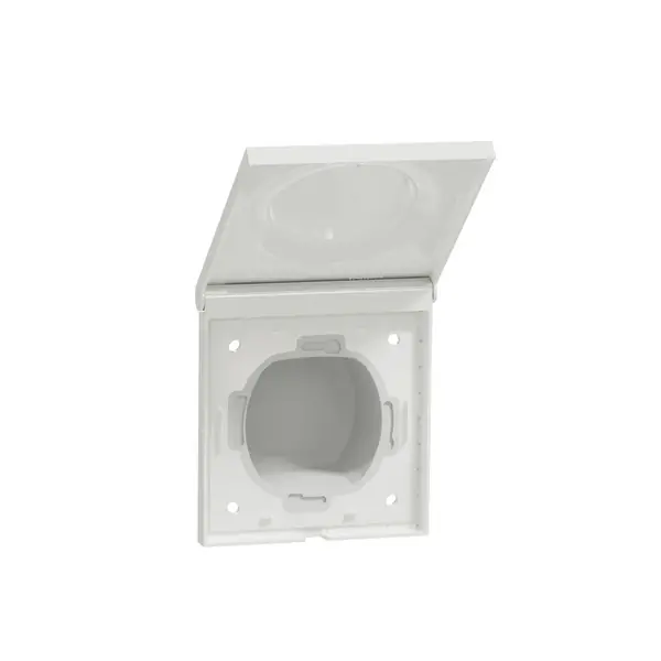 Schneider Electric - S520772 - Odace Styl 1-g Frame w/ IP44 Cover White - 1