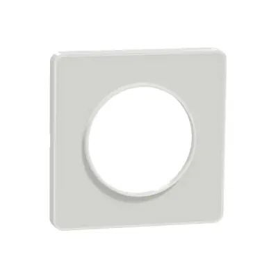 Schneider Electric - S520802R - Odc Tch 1g Frame Wht Bordr71mm Trnslucid - 1
