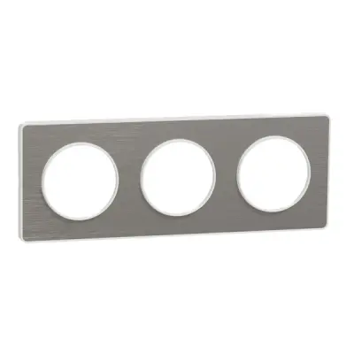 Schneider Electric - S520806J - Odc Tch 3g Frame Wht Bordr71mm Mtl B.Alm - 1