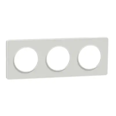 Schneider Electric - S520806R - Odc Tch 3g Frame Wht Bordr71mm Trnslucid - 1