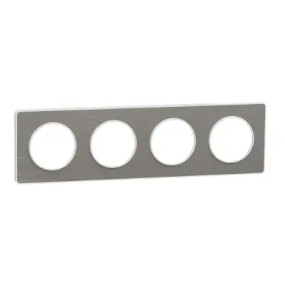 Schneider Electric - S520808J - Odc Tch 4g Frame Wht Bordr71mm Mtl B.Alm - 1