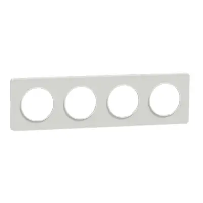 Schneider Electric - S520808R - Odc Tch 4g Frame Wht Bordr71mm Trnslucid - 1