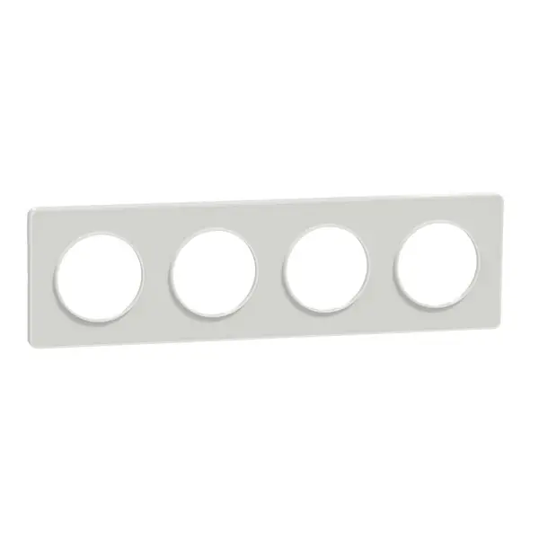 Schneider Electric - S520808R - Odc Tch 4g Frame Wht Bordr71mm Trnslucid - 1