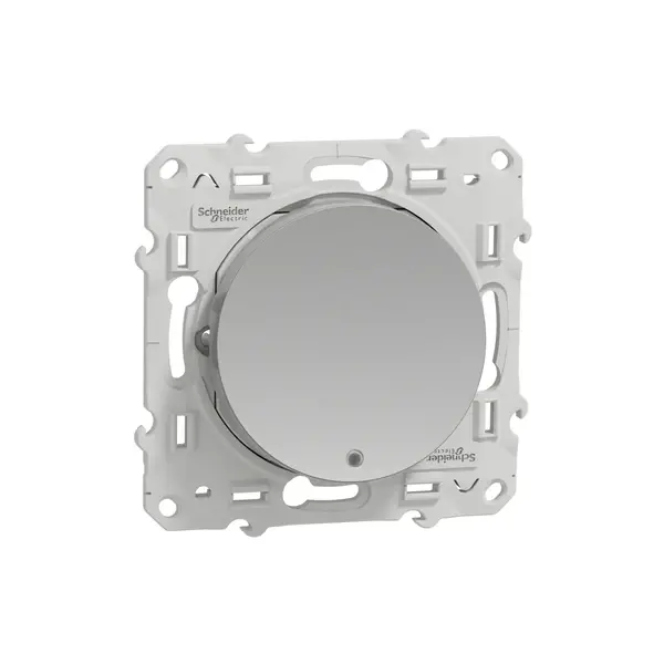 Schneider Electric - S530276 - Odace Push-button w/Loc.Lamp Alum - 1