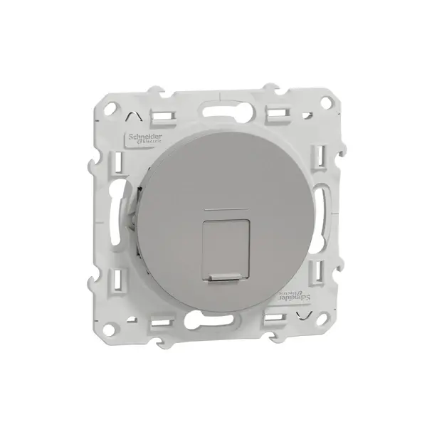 Schneider Electric - S530400 - Odace RJ45 Data Connector Cover Alum - 1