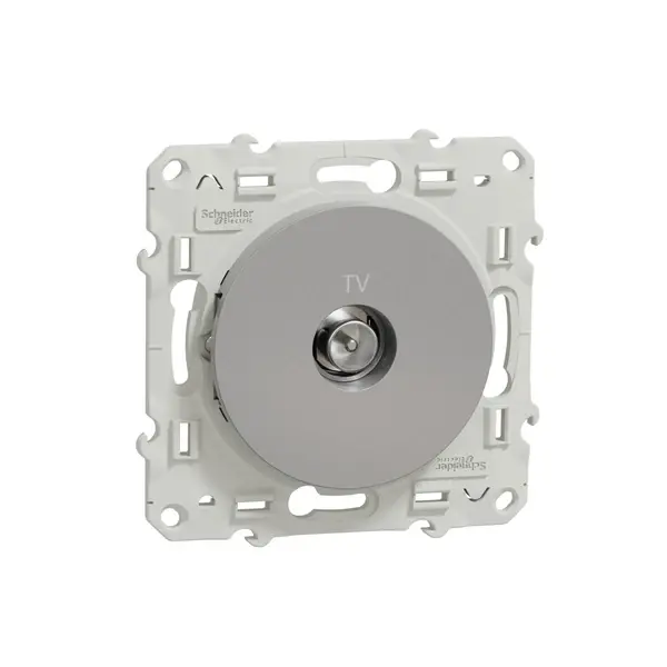 Schneider Electric - S530445 - Odace TV Socket Alum - 1