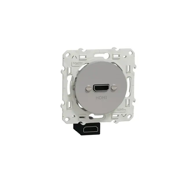 Schneider Electric - S530462 - Odace HDMI Alüminyum - 1
