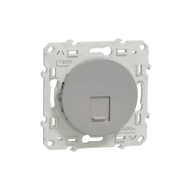 Schneider Electric - S530471 - Odace RJ45 Cat5e UTP Data Socket Alum - 1
