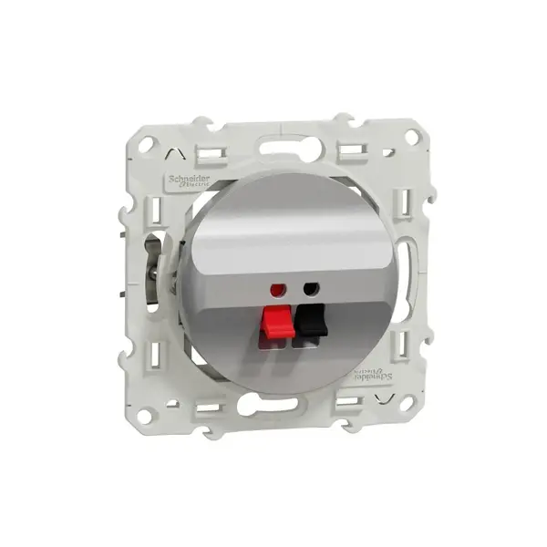 Schneider Electric - S530487 - Odace Loudspeaker Socket Alum - 1