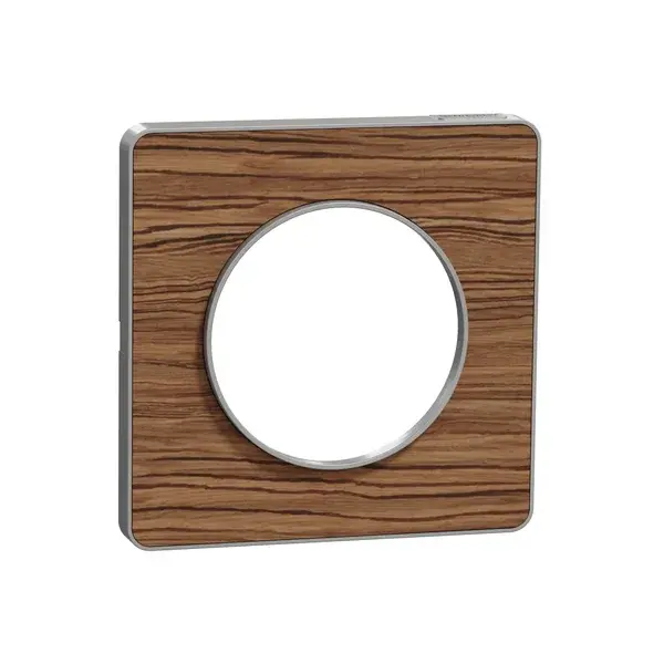 Schneider Electric - S530802P - Odc Tch 1g Frame Alm Bordr71mm Wood Veng - 1