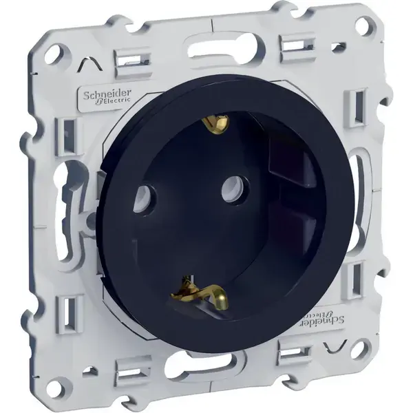 Schneider Electric - S540057 - Odace schuko socket antracite - 1
