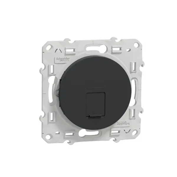 Schneider Electric - S540475 - ODACE RJ45 CAT6 UTP ANTHRACITE - 1