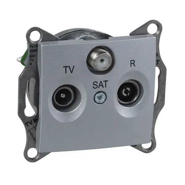 Schneider Electric - SDN3501460 - SEDNA TV/R/SAT PRZ GEC. 4DB ALM - 1
