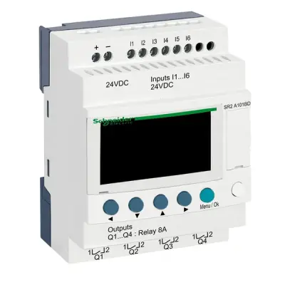 Schneider Electric - SR2A101BD - SMART RELAY 10 I-O 24 VDC WC - 1